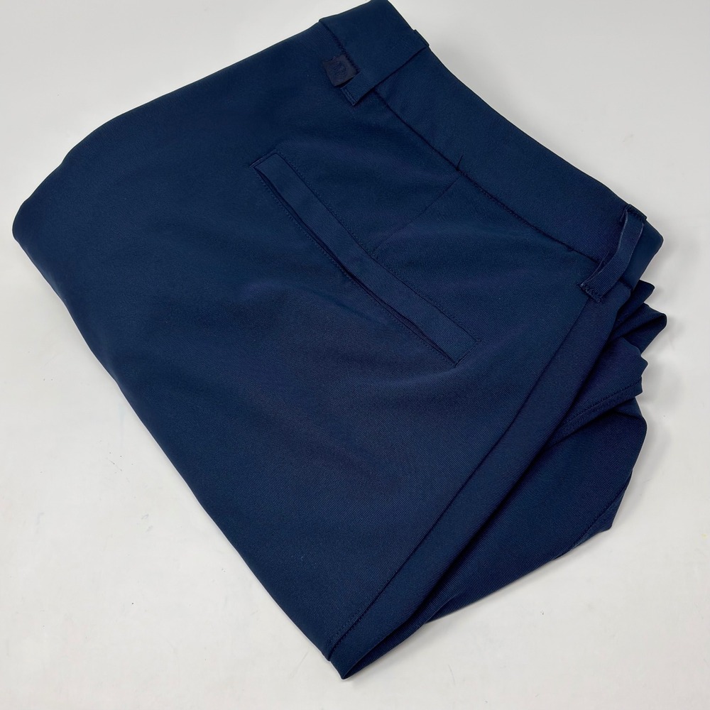 Lululemon ABC Trouser Men's 36 Tag 38 Blue Performance Stretch Flat Front Pants
